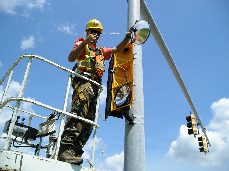 traffic signal installation