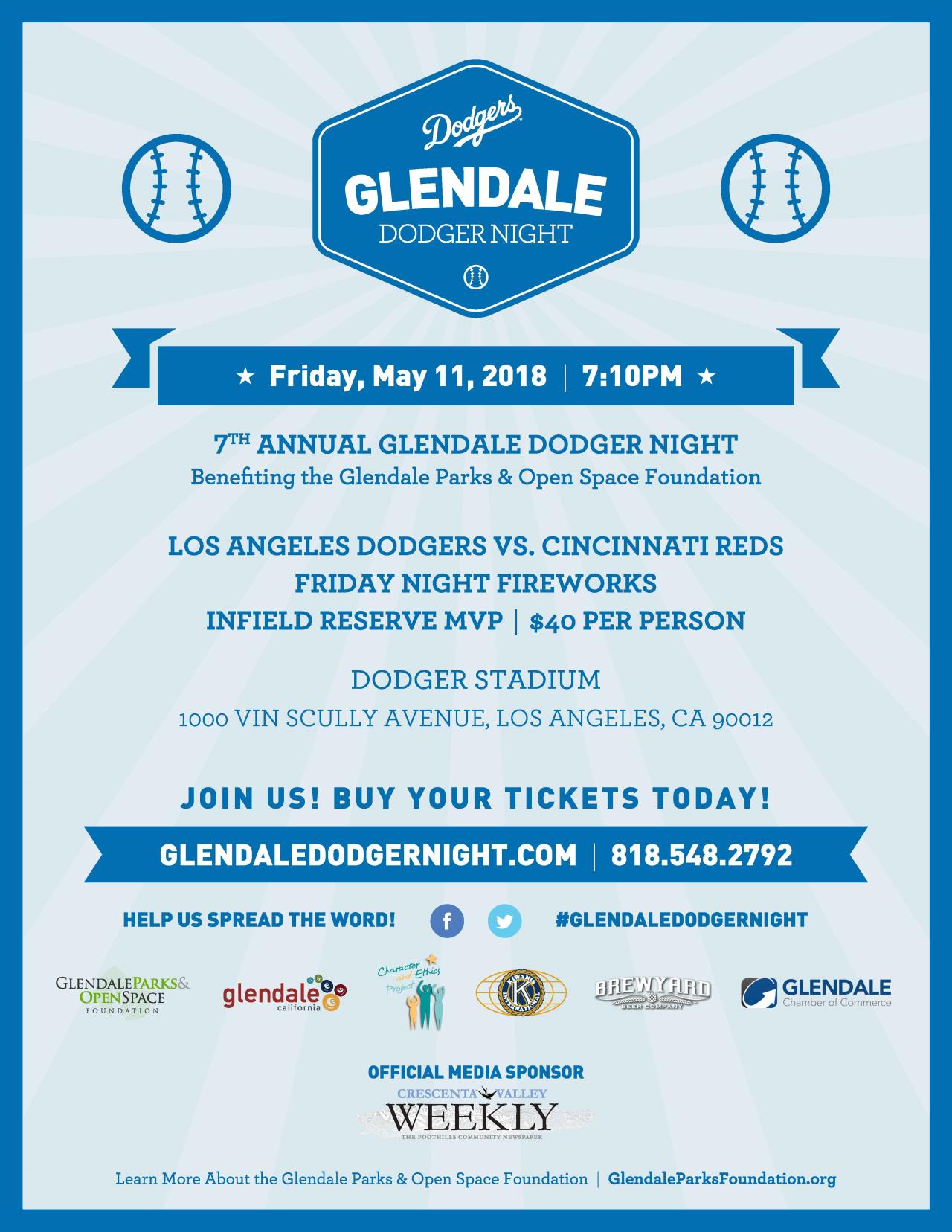 Glendale-Dodger-Night-2018-Flyer