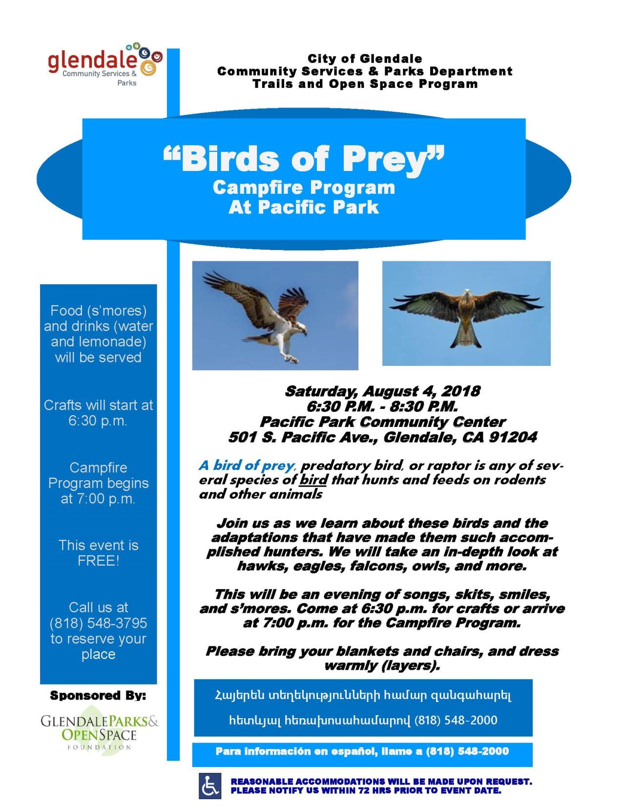 2018 8 Birds of Prey Campfire