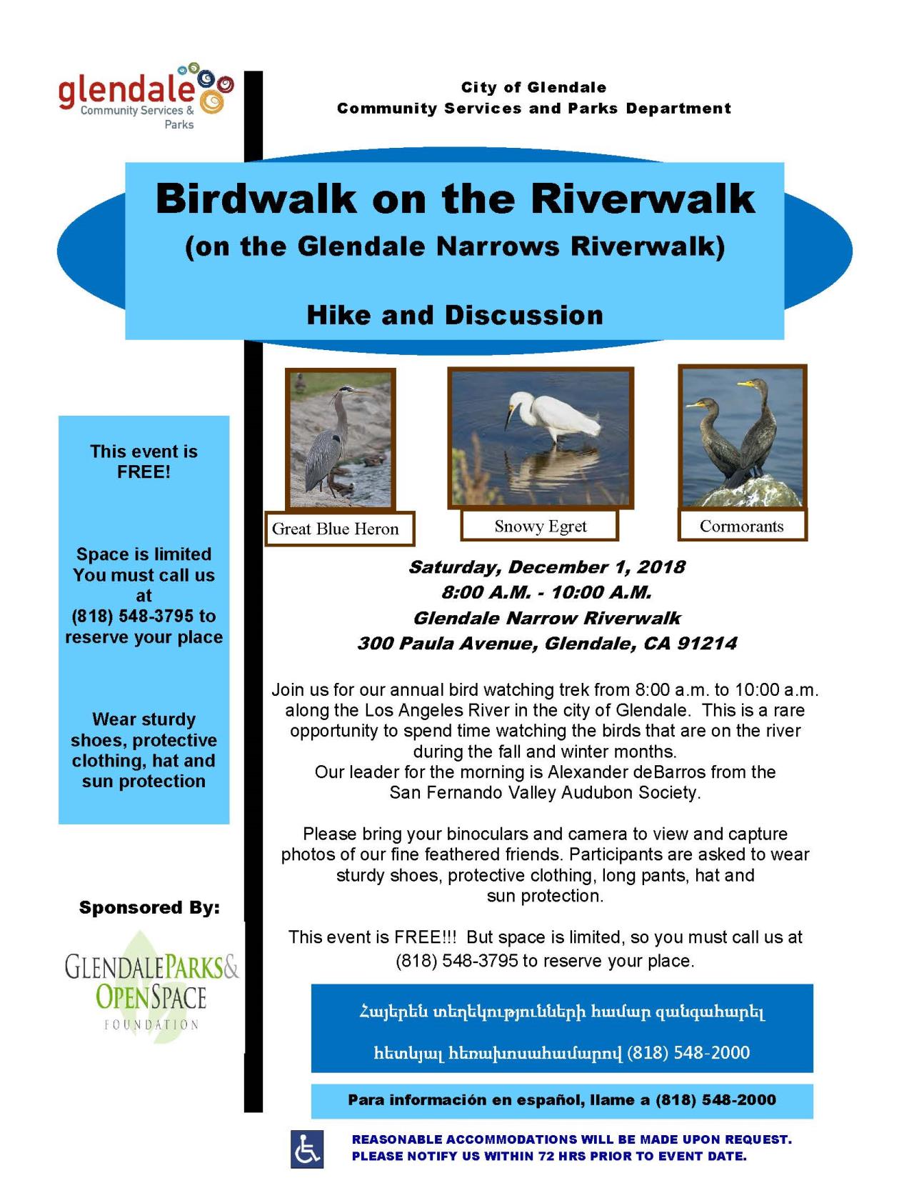 Birdwalk on the Riverwalk