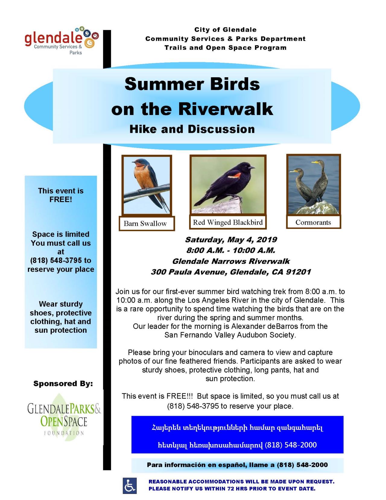 2019 5 Summer Birds Riverwalk