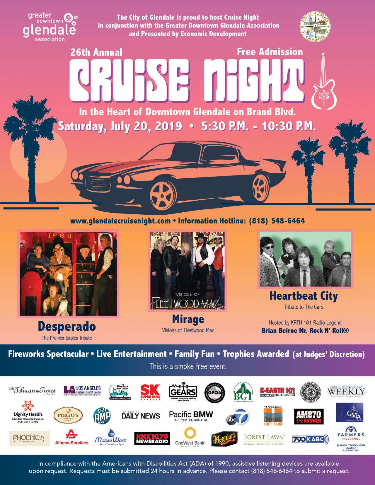 Cruise Night Save The Date Card 2019