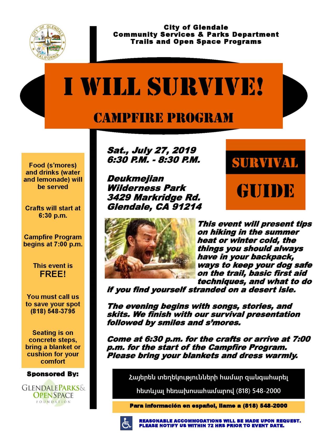 2019 7 Survival Campfire