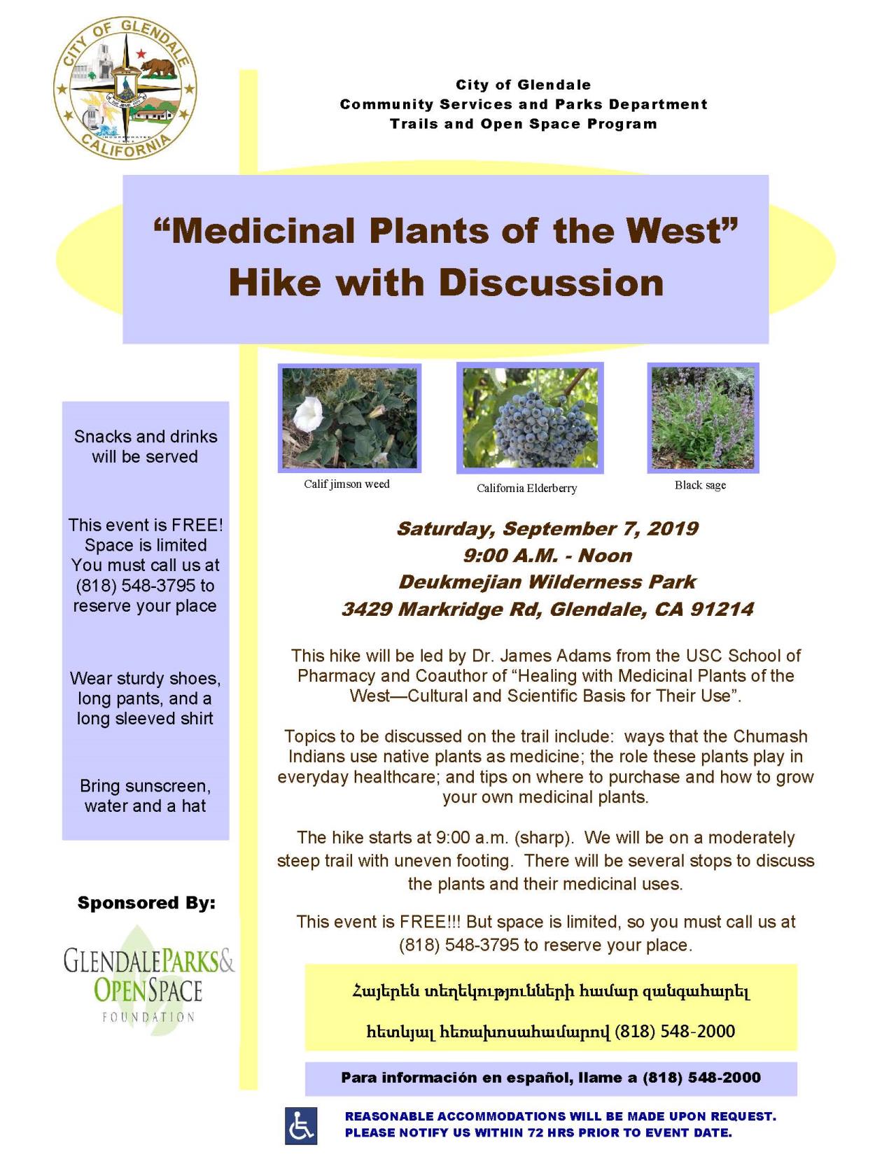 2019 9 7 Medicinal Plant Hike