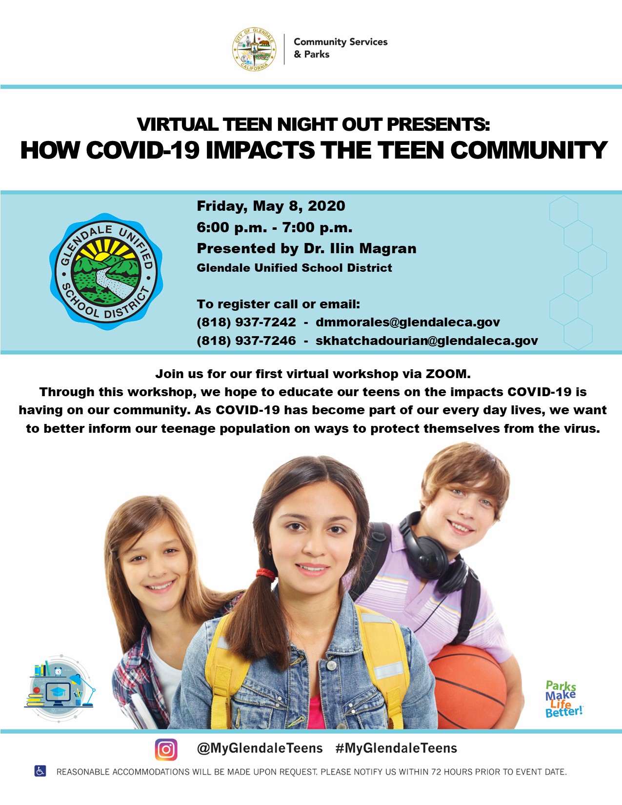 virtual teen night out