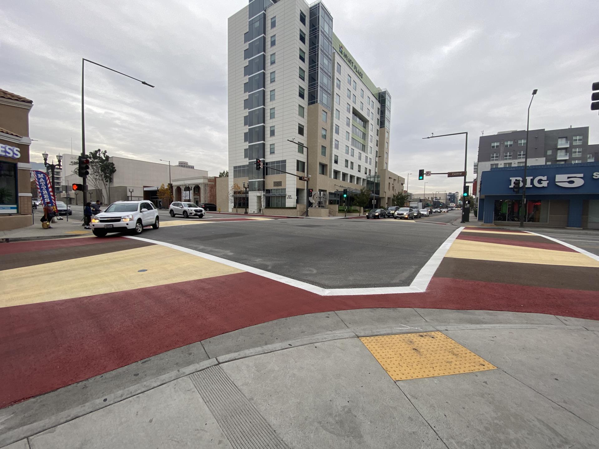 Central and Wilson Creative Crosswalk