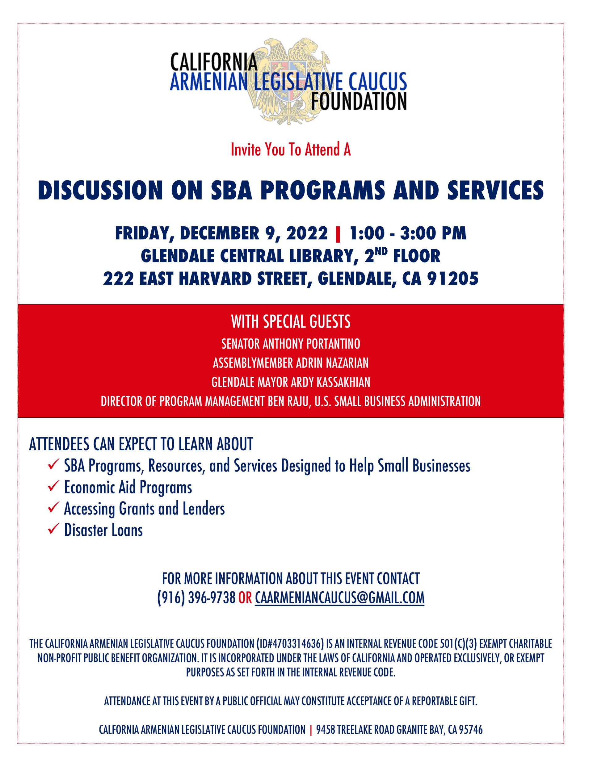 CALC - 2022 SBA Event