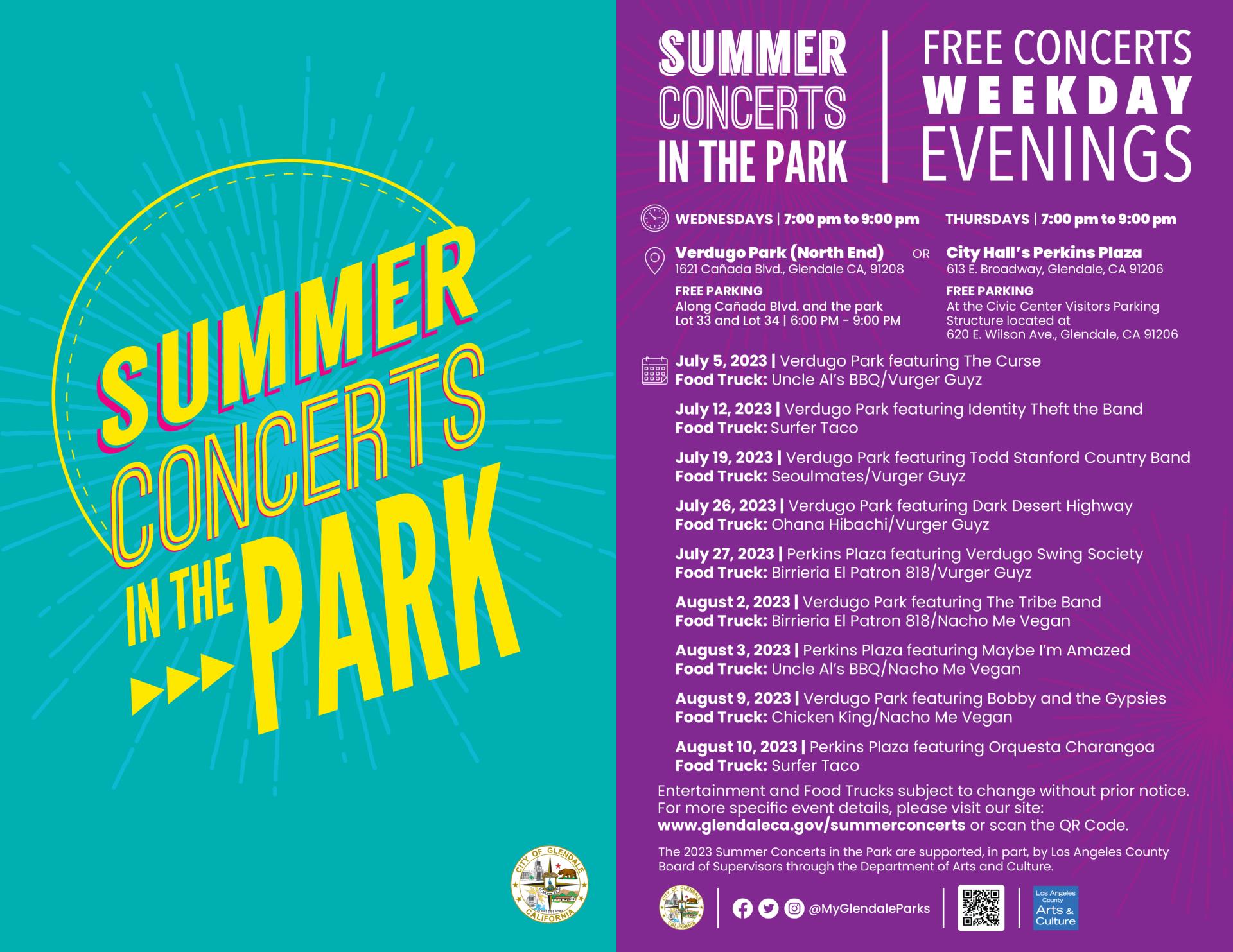 Summer Concerts 2023_Flyer for LG