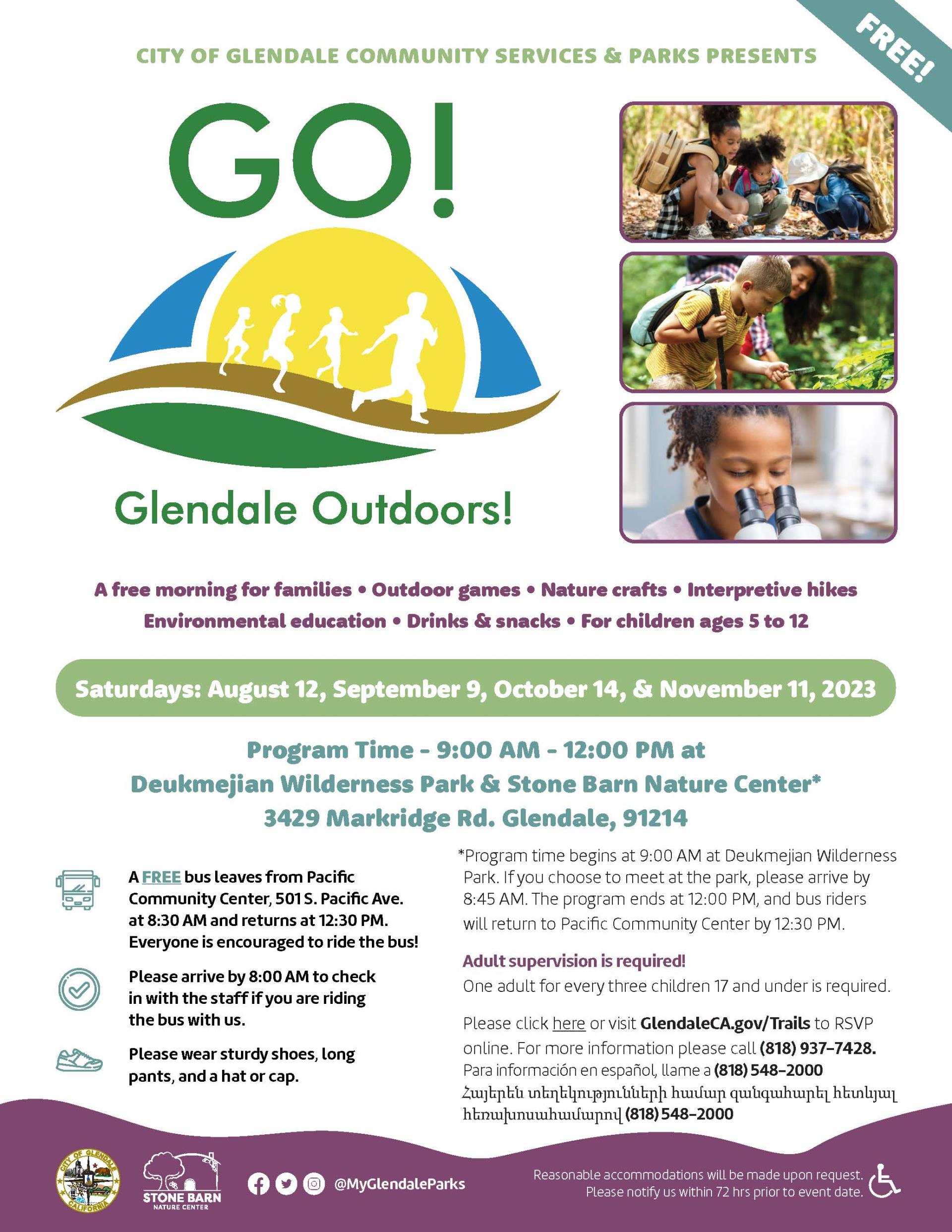 Go! Outdoor August - November 2023