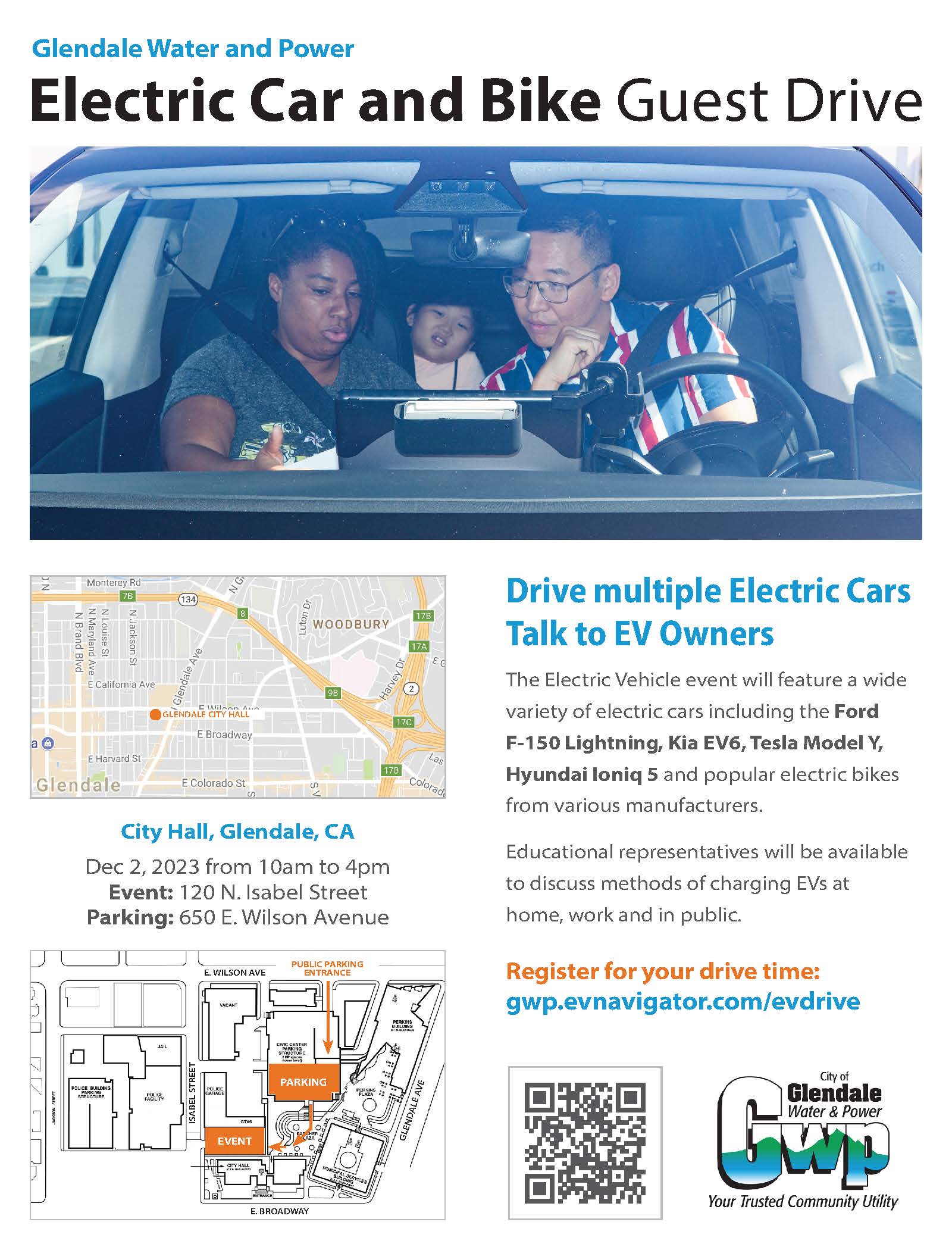 EV Car and Bike Guest Drive Event 