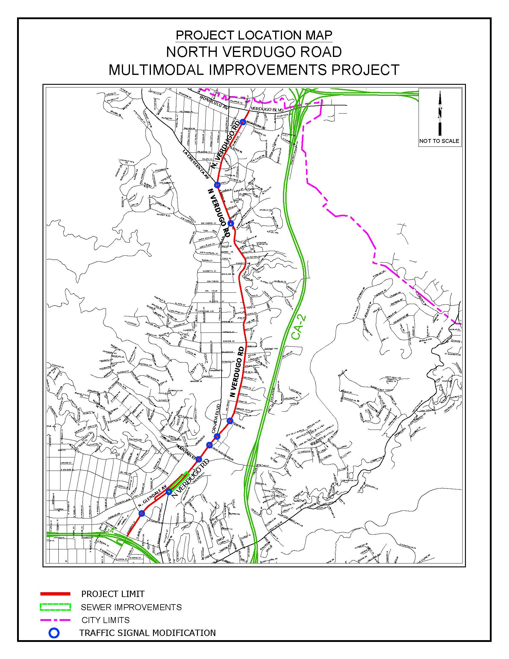 N Verdugo Multimodal Map 